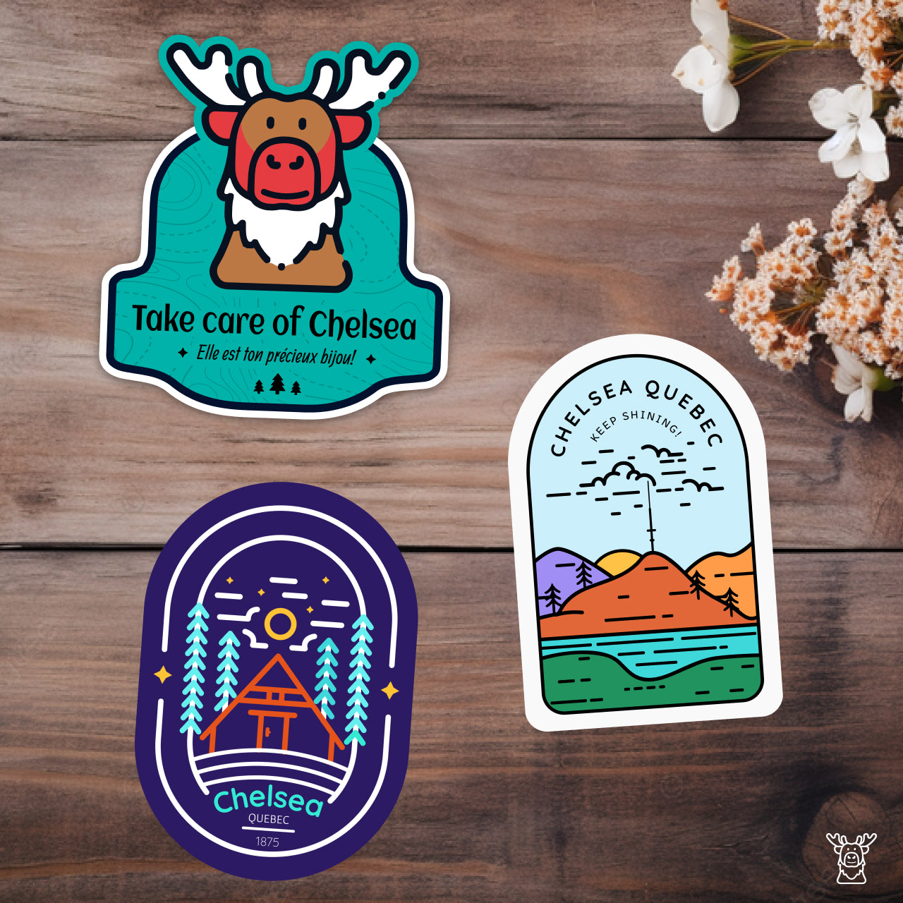 Chelsea Quebec Stickers Package