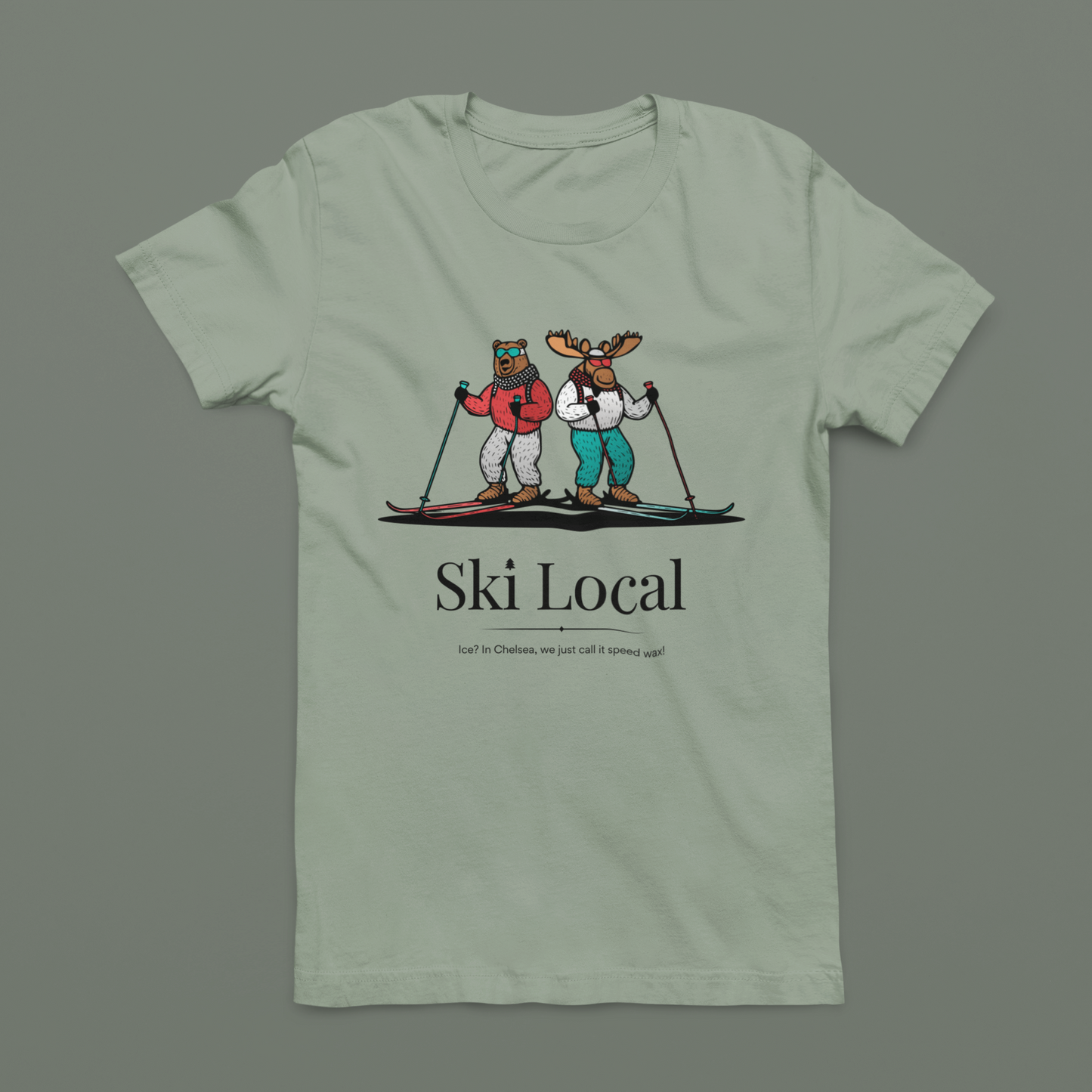 T-shirt de ski local