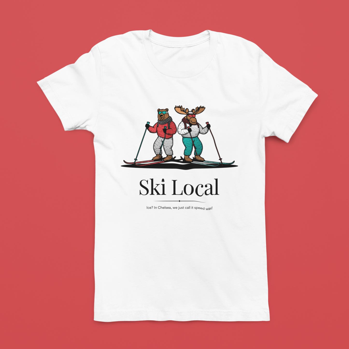 T-shirt de ski local