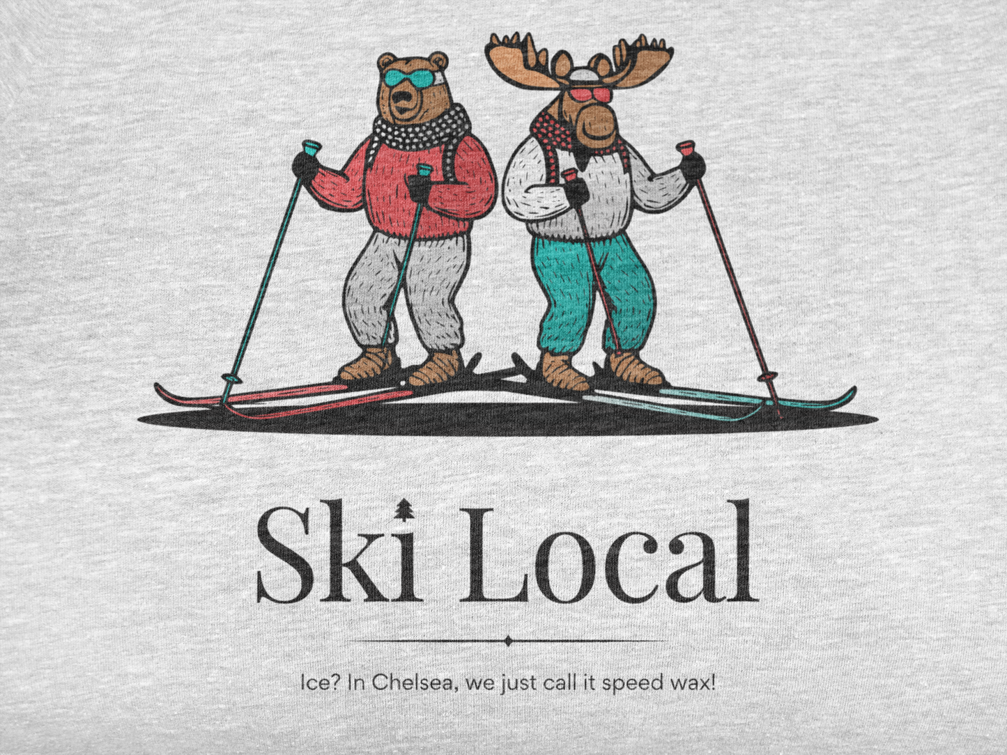 T-shirt de ski local