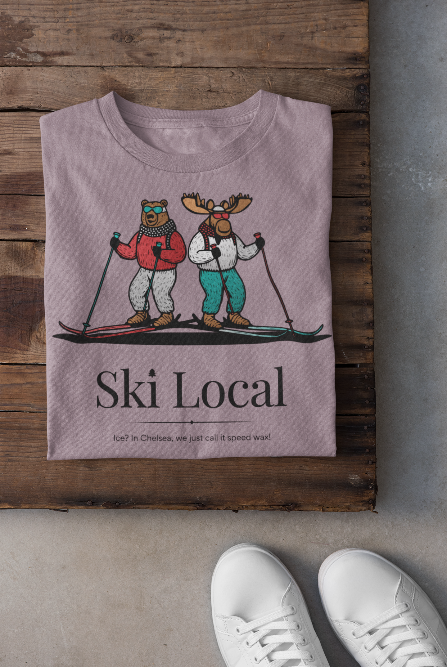 T-shirt de ski local