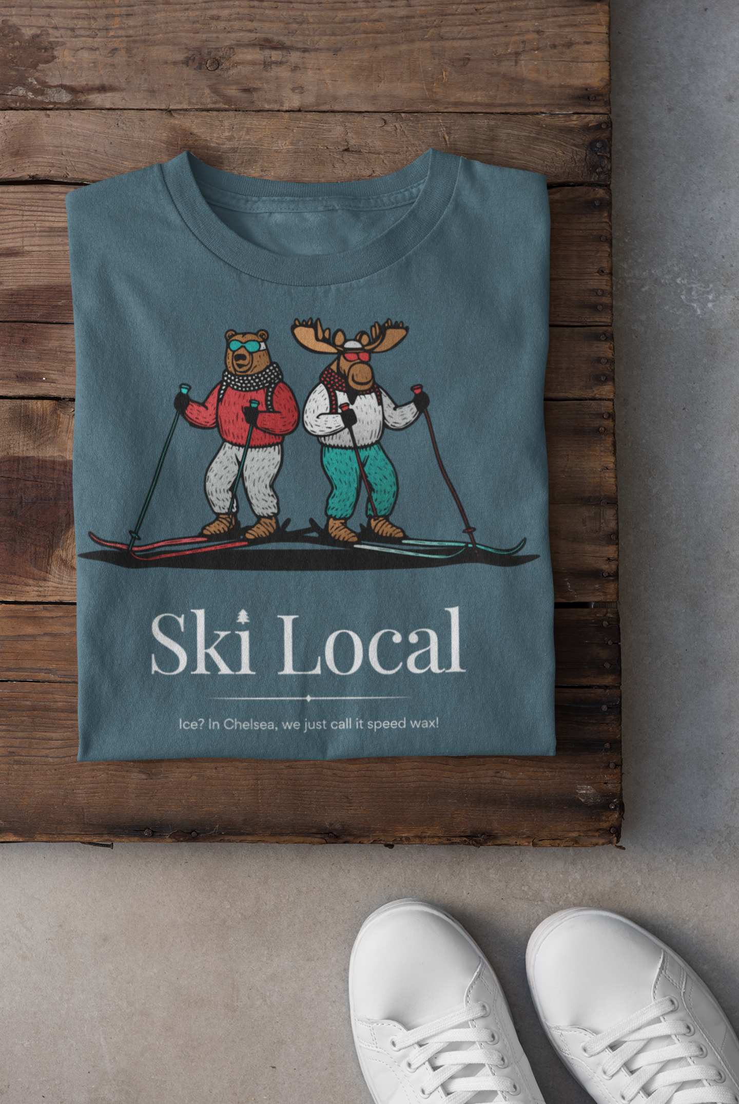 T-shirt de ski local