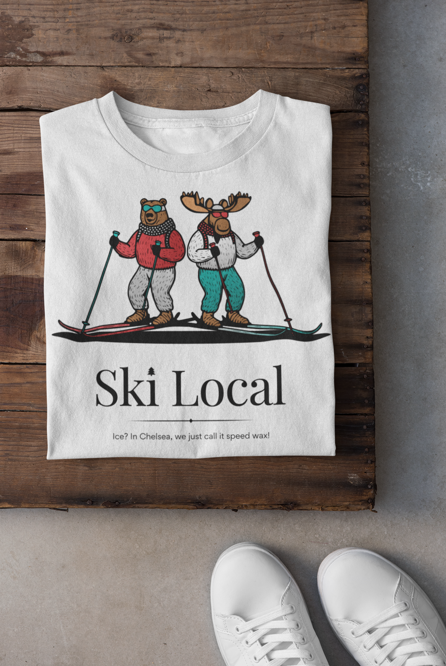 T-shirt de ski local