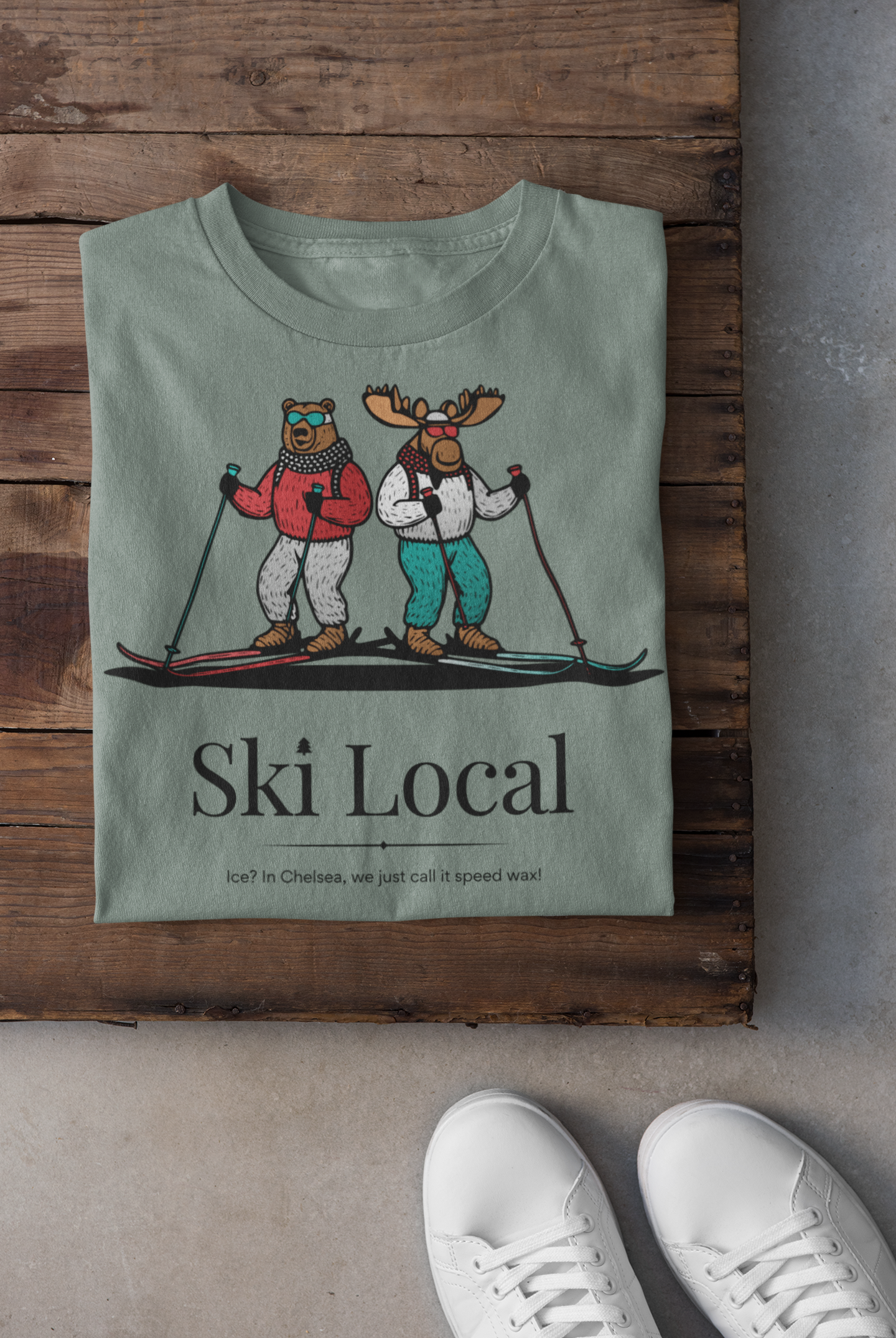 T-shirt de ski local