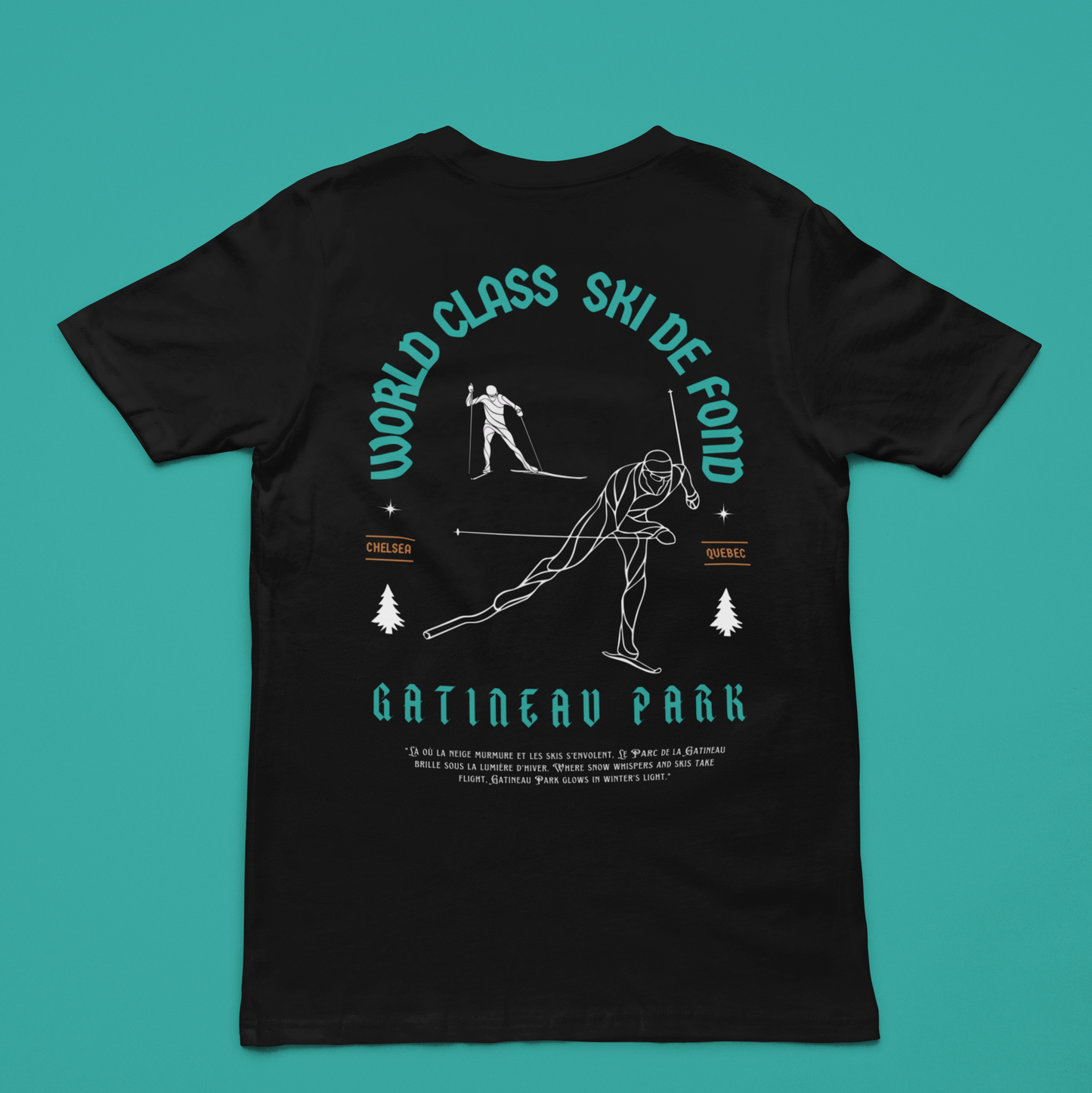 Gatineau Park  ski de fond - T-Shirt
